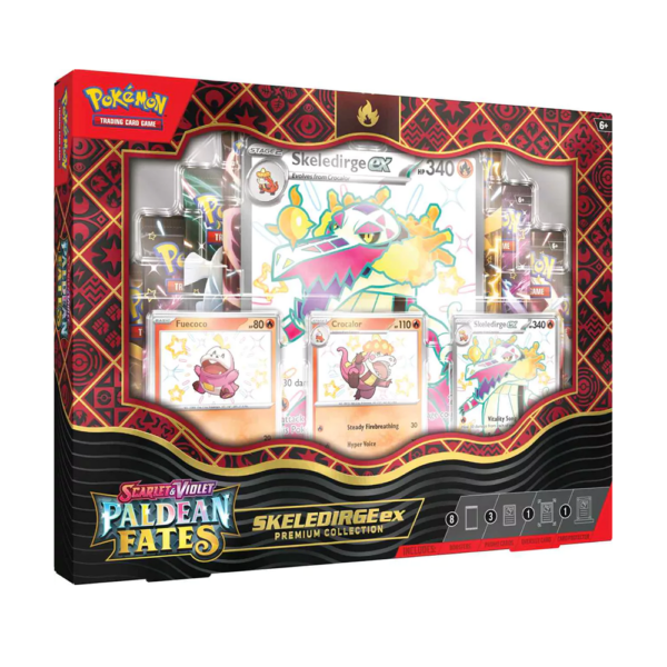 Pokemon-Scarlet-&-Violet-Paldean-Fates-premium-collection-skeledirge-ex